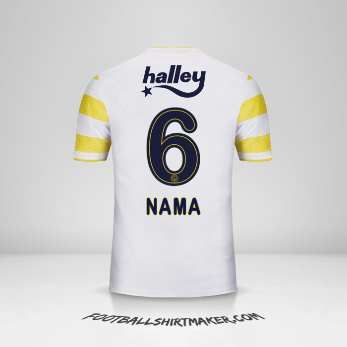 Jersey Fenerbahce SK 2018/19 Alternatif -  nama - 6