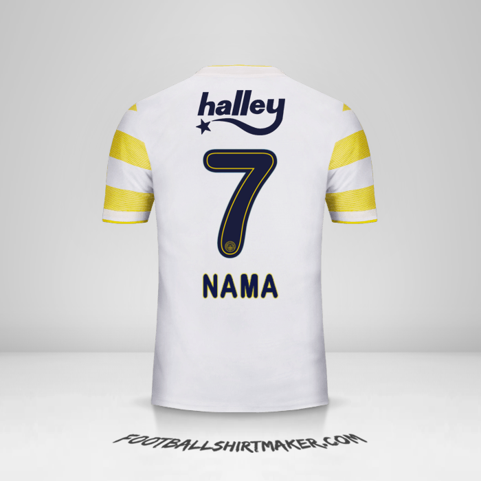 Jersey Fenerbahce SK 2018/19 Alternatif -  nama - 7
