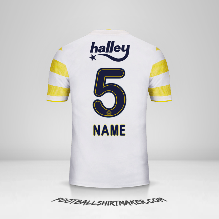 Trikot Fenerbahce SK 2018/19 Auswärts -  name - 5