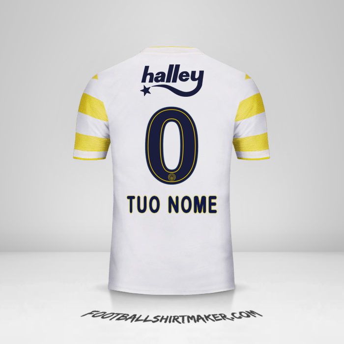 Maglia Fenerbahce SK 2018/19 II -  tuo nome - 0