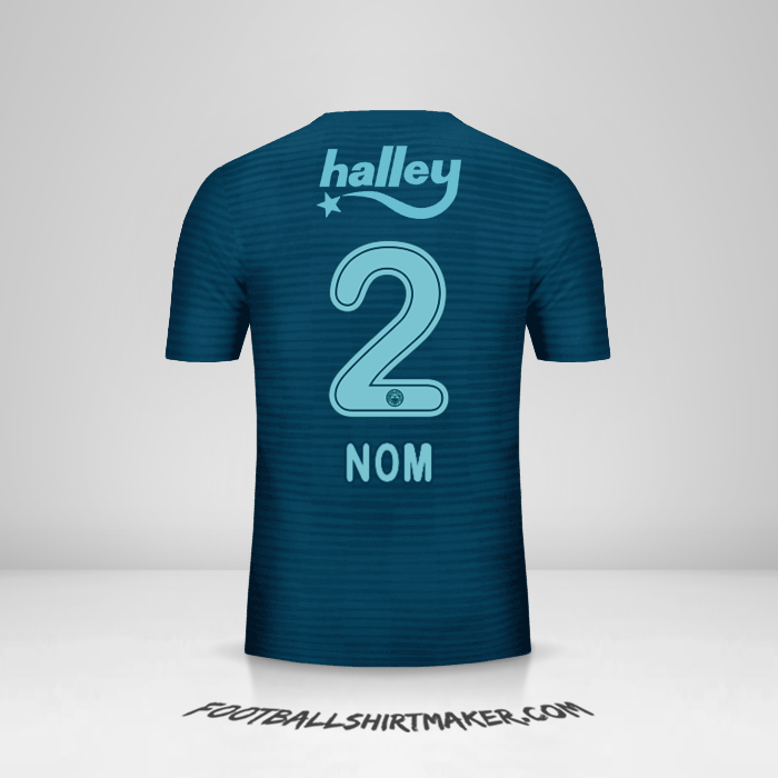 Maillot Fenerbahce SK 2018/19 Troisième -  nom - 2