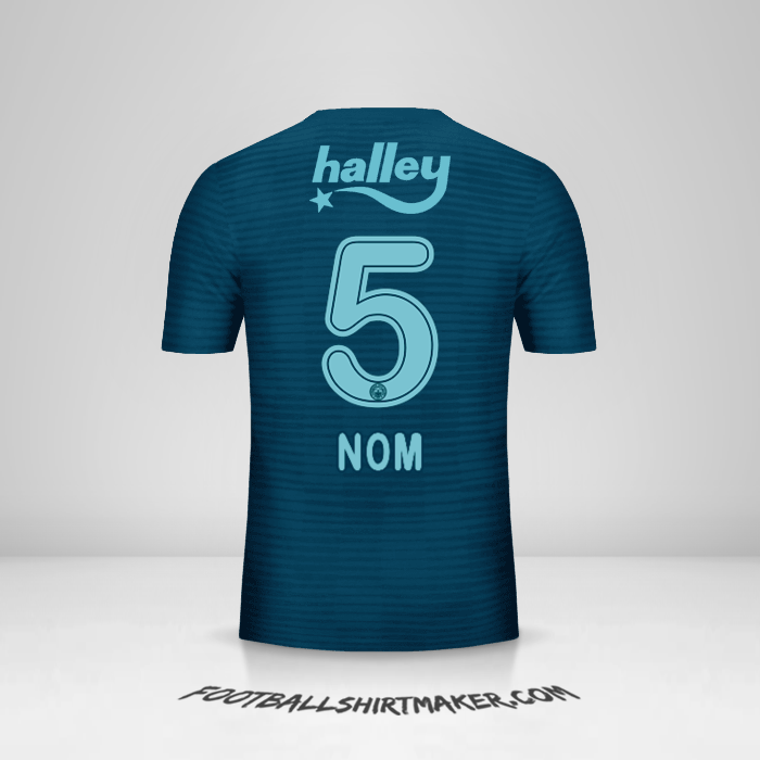 Maillot Fenerbahce SK 2018/19 Troisième -  nom - 5