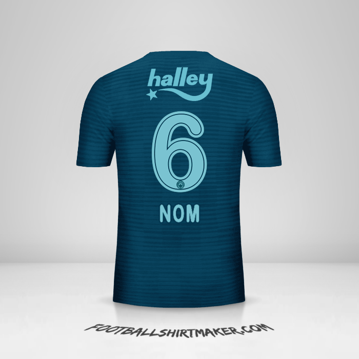 Maillot Fenerbahce SK 2018/19 Troisième -  nom - 6
