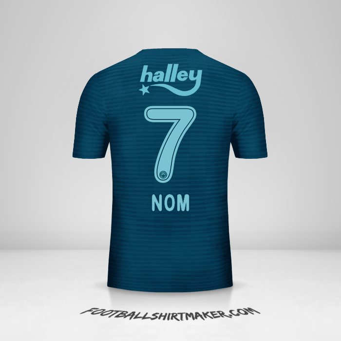 Maillot Fenerbahce SK 2018/19 Troisième -  nom - 7