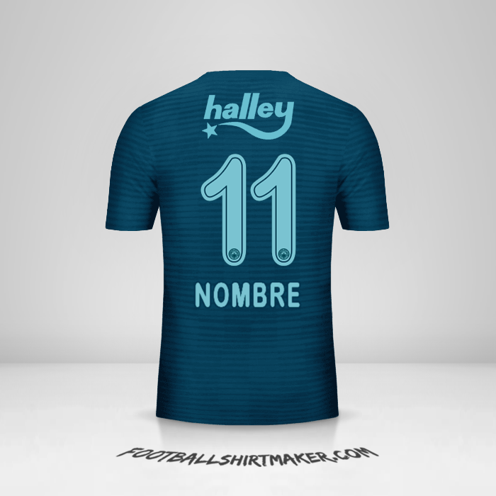 Jersey Fenerbahce SK 2018/19 Tercera -  nombre - 11