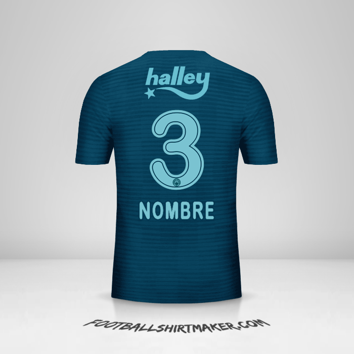 Jersey Fenerbahce SK 2018/19 Tercera -  nombre - 3