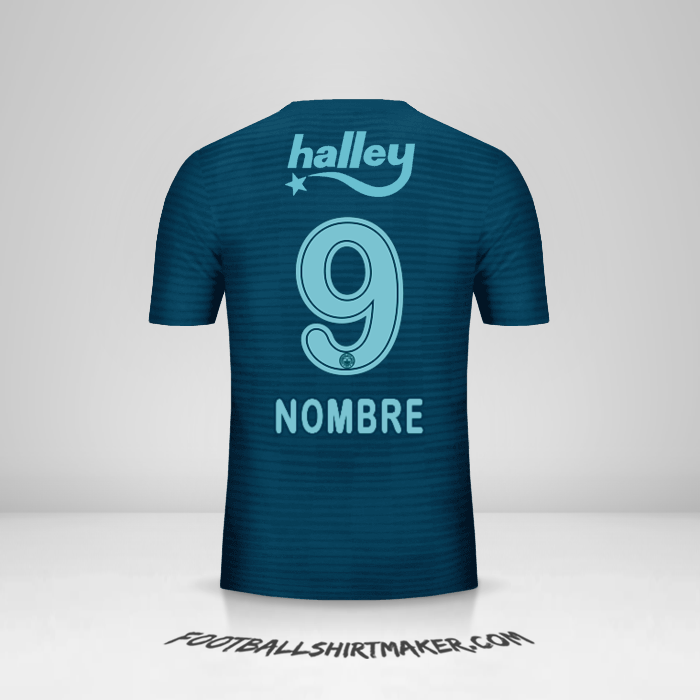 Jersey Fenerbahce SK 2018/19 Tercera -  nombre - 9