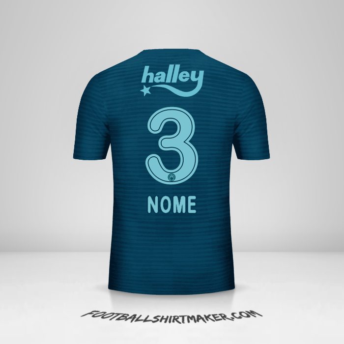 Camisa Fenerbahce SK 2018/19 Terceira -  nome - 3
