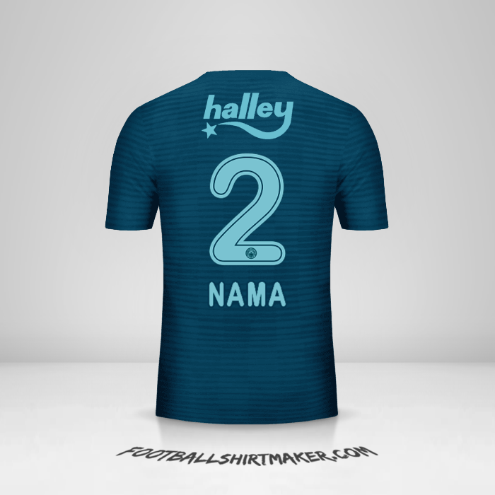 Jersey Fenerbahce SK 2018/19 Ketiga -  nama - 2