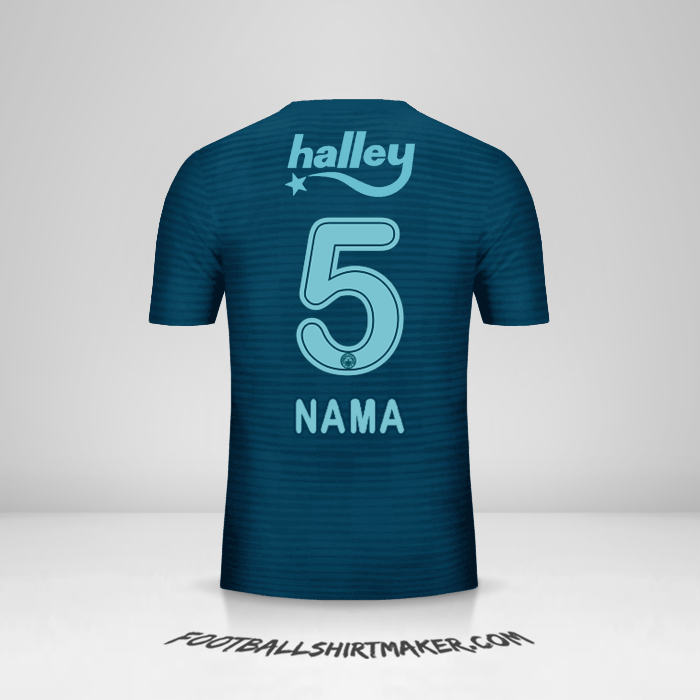 Jersey Fenerbahce SK 2018/19 Ketiga -  nama - 5