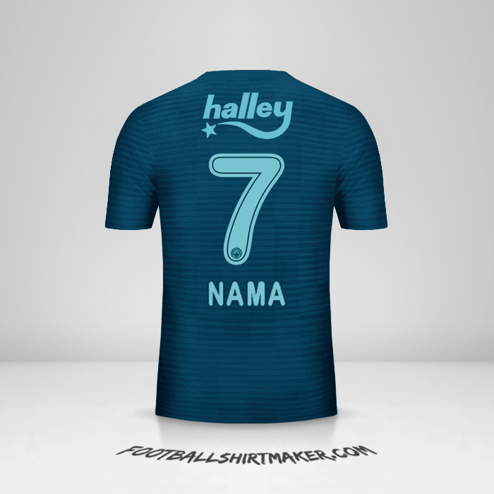 Jersey Fenerbahce SK 2018/19 Ketiga -  nama - 7