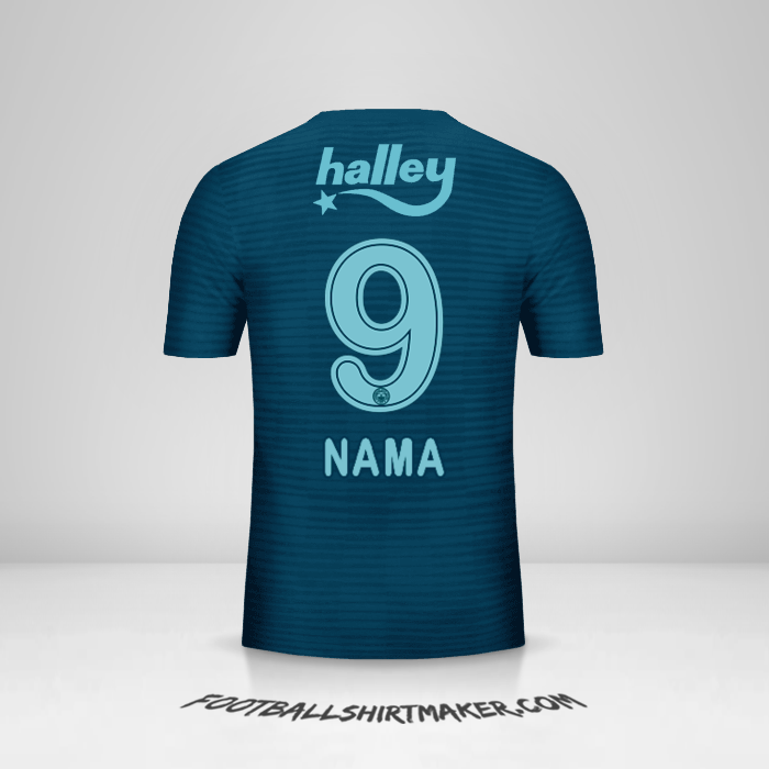 Jersey Fenerbahce SK 2018/19 Ketiga -  nama - 9