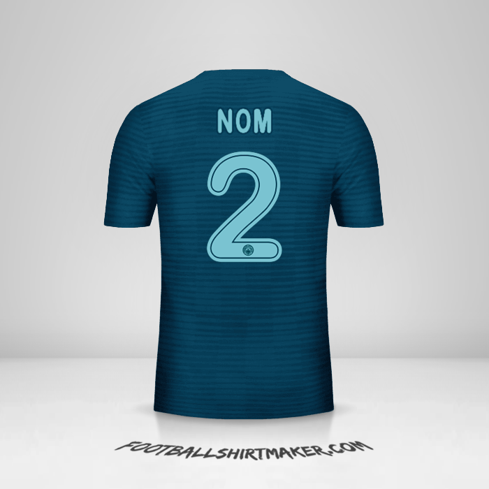 Maillot Fenerbahce SK Cup 2018/19 Troisième -  nom - 2
