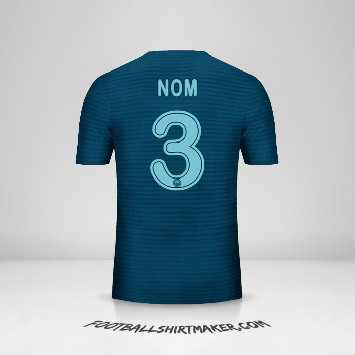 Maillot Fenerbahce SK Cup 2018/19 Troisième -  nom - 3