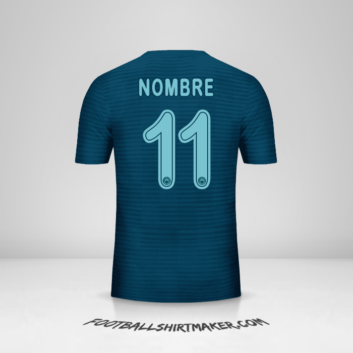 Jersey Fenerbahce SK Cup 2018/19 Tercera -  nombre - 11