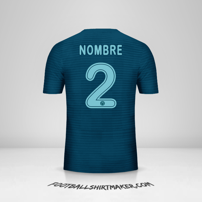 Jersey Fenerbahce SK Cup 2018/19 Tercera -  nombre - 2