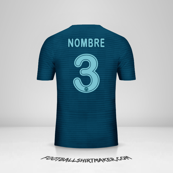 Camiseta Fenerbahce SK Cup 2018/19 Tercera -  nombre - 3