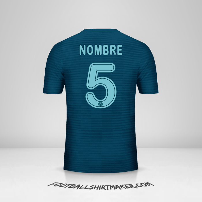 Camiseta Fenerbahce SK Cup 2018/19 Tercera -  nombre - 5