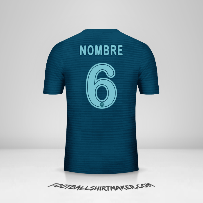 Jersey Fenerbahce SK Cup 2018/19 Tercera -  nombre - 6