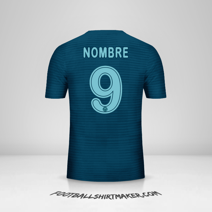 Jersey Fenerbahce SK Cup 2018/19 Tercera -  nombre - 9