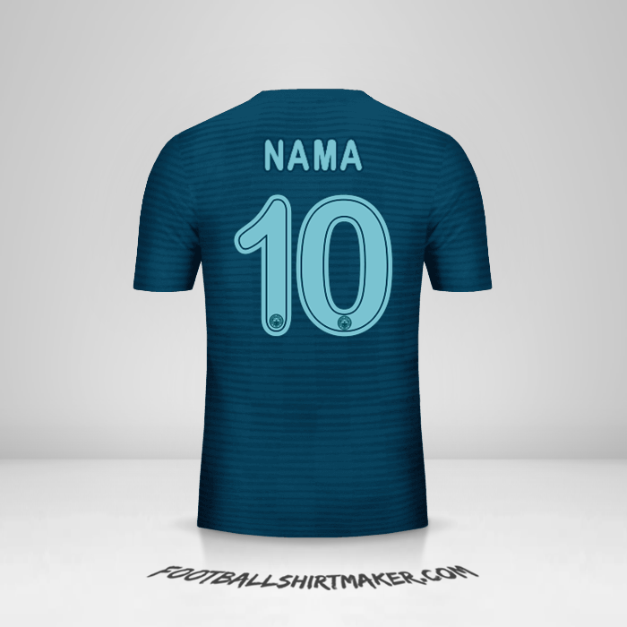 Jersey Fenerbahce SK Cup 2018/19 Ketiga -  nama - 10