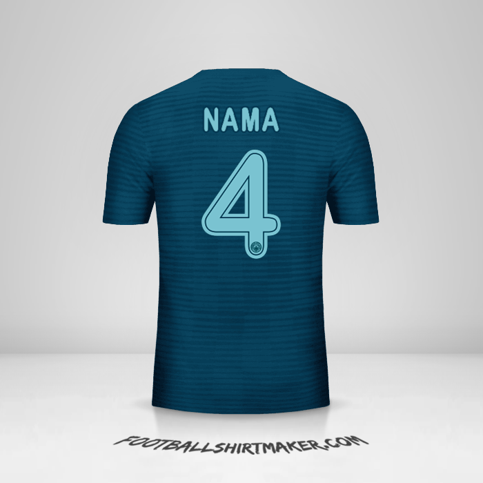 Jersey Fenerbahce SK Cup 2018/19 Ketiga -  nama - 4