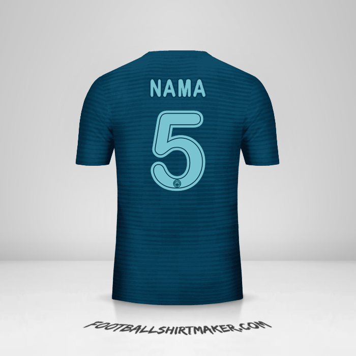 Jersey Fenerbahce SK Cup 2018/19 Ketiga -  nama - 5