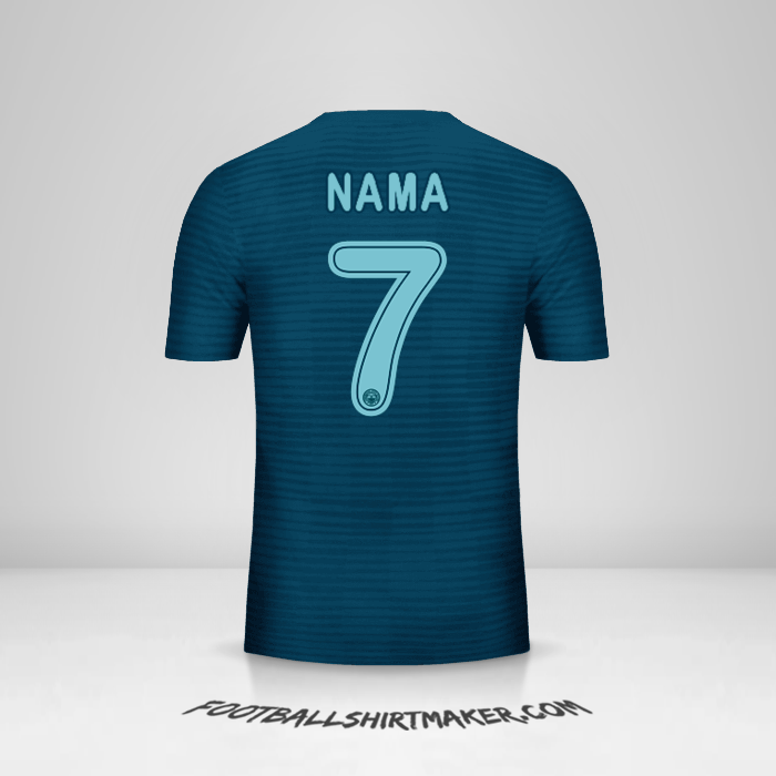 Jersey Fenerbahce SK Cup 2018/19 Ketiga -  nama - 7