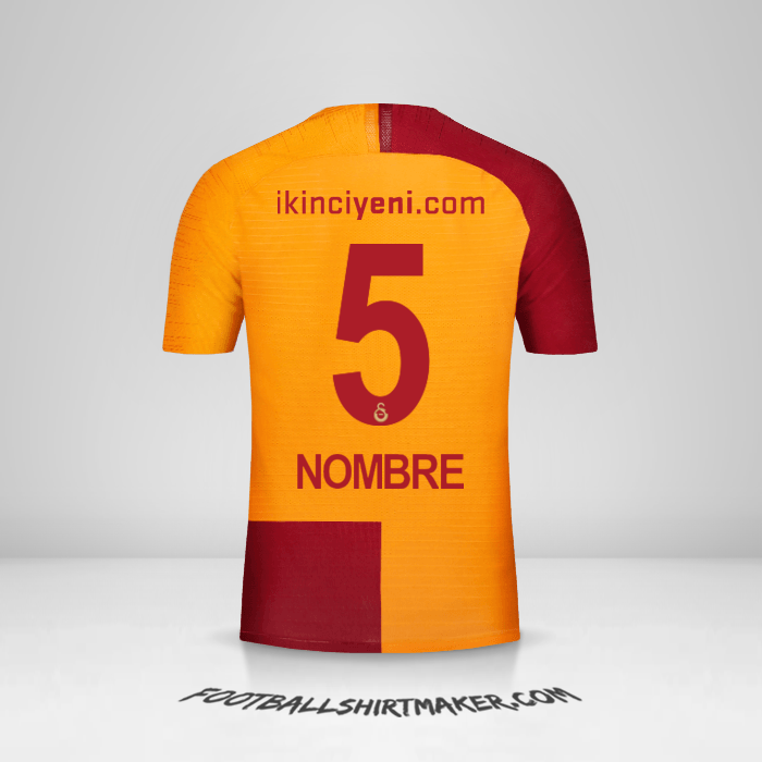 Jersey Galatasaray SK 2018/19 -  nombre - 5