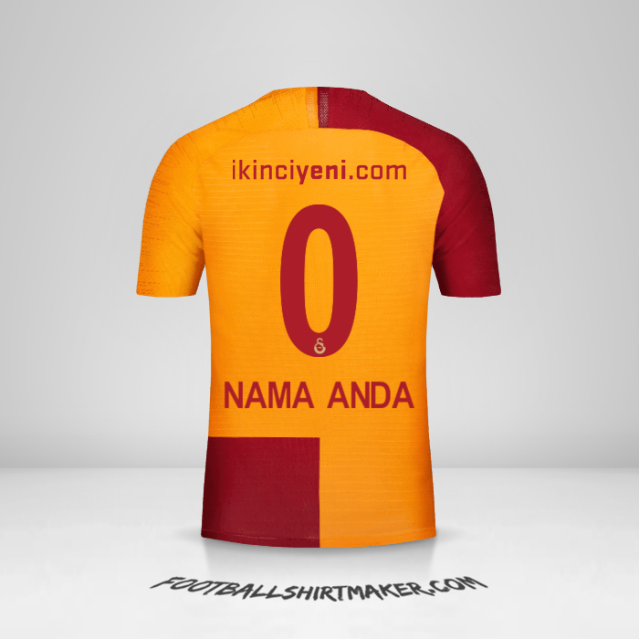 Jersey Galatasaray SK 2018/19 -  nama anda - 0