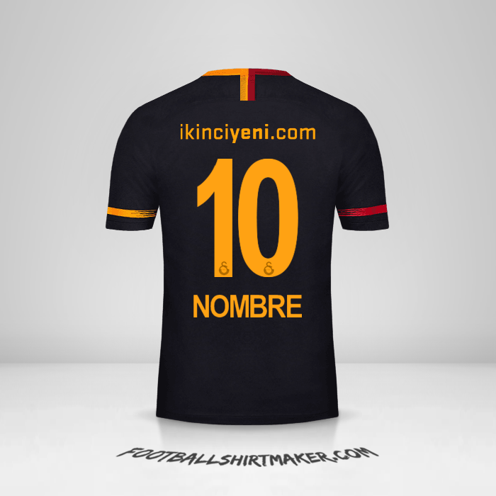 Jersey Galatasaray SK 2018/19 Visita -  nombre - 10