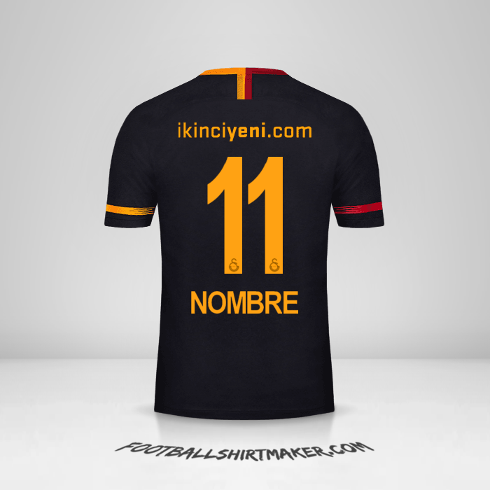 Jersey Galatasaray SK 2018/19 Visita -  nombre - 11