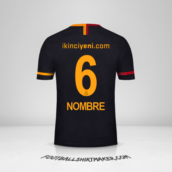 Jersey Galatasaray SK 2018/19 Visita -  nombre - 6