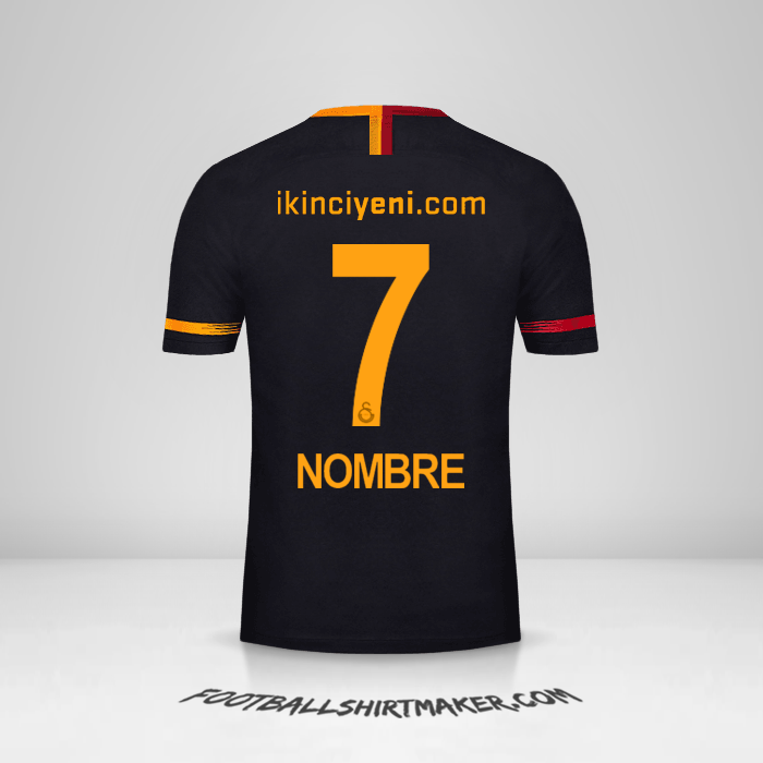Camiseta Galatasaray SK 2018/19 Visita -  nombre - 7