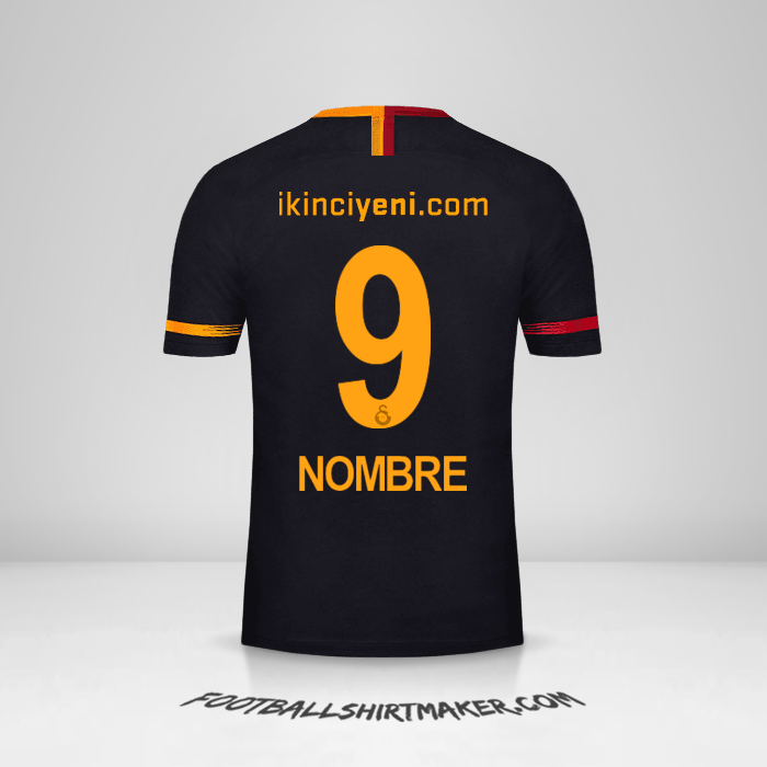 Camiseta Galatasaray SK 2018/19 Visita -  nombre - 9