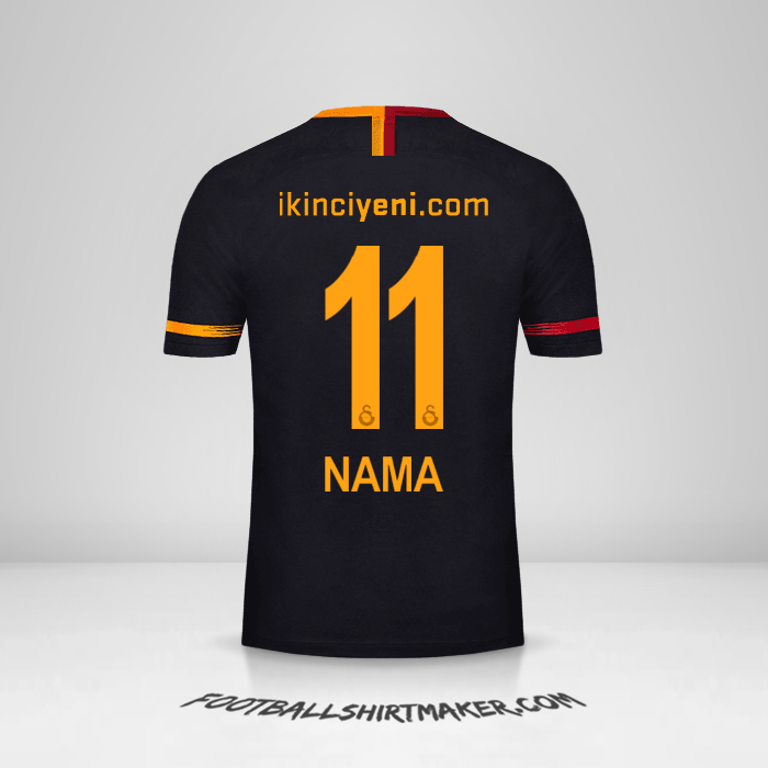 Jersey Galatasaray SK 2018/19 Alternatif -  nama - 11