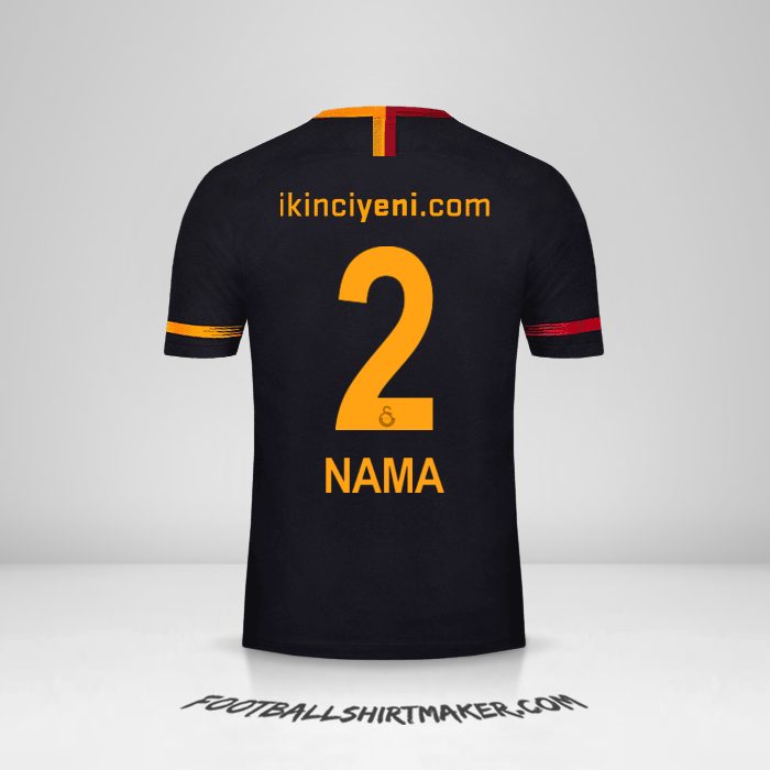 Jersey Galatasaray SK 2018/19 Alternatif -  nama - 2