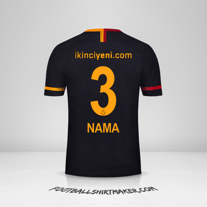 Jersey Galatasaray SK 2018/19 Alternatif -  nama - 3