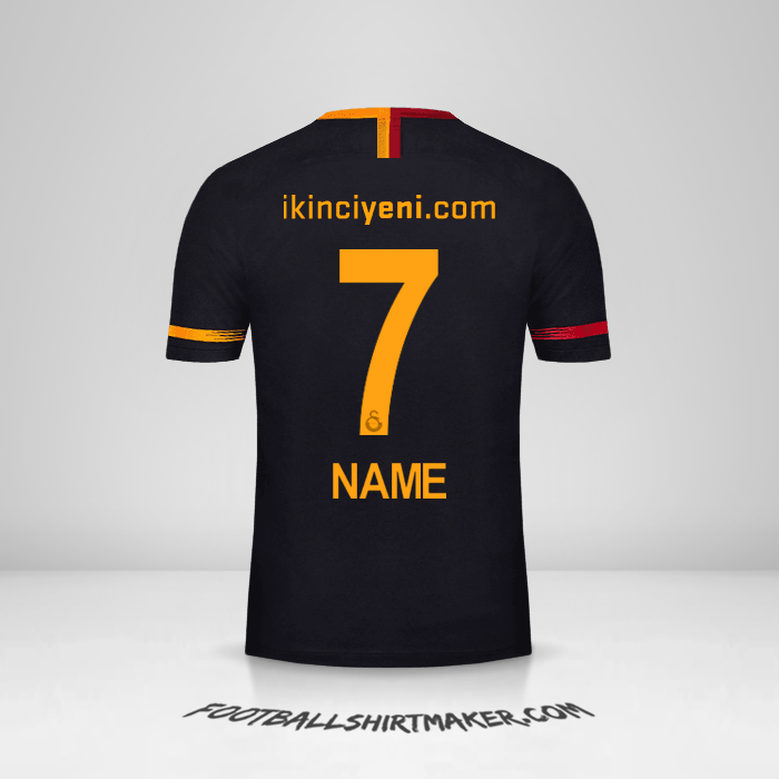 Trikot Galatasaray SK 2018/19 Auswärts -  name - 7