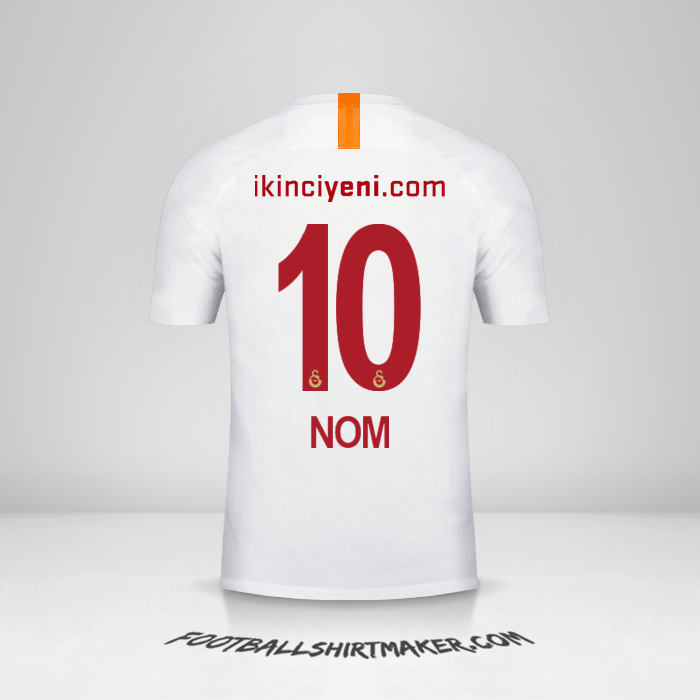 Maillot Galatasaray SK 2018/19 Troisième -  nom - 10