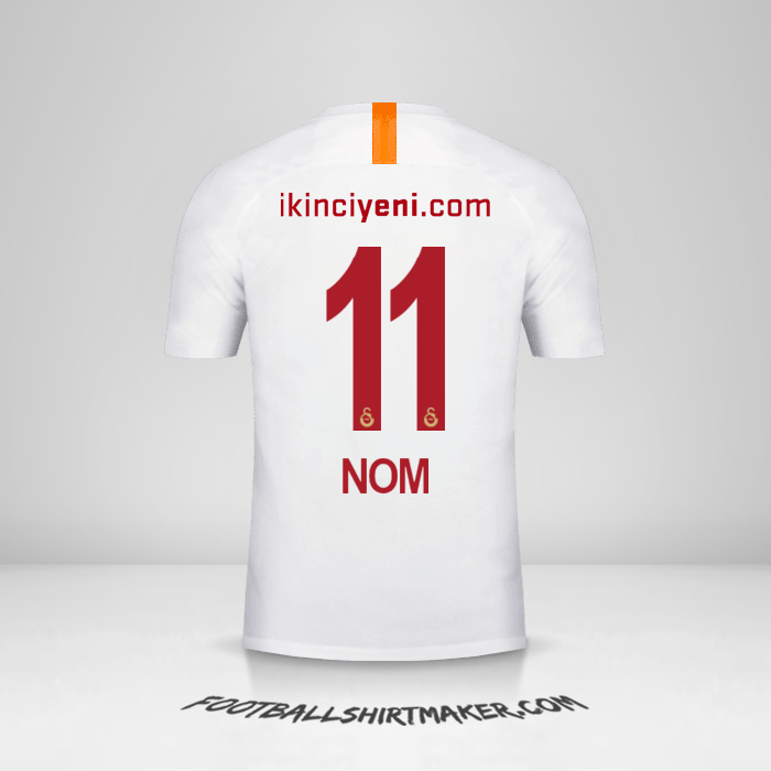 Maillot Galatasaray SK 2018/19 Troisième -  nom - 11