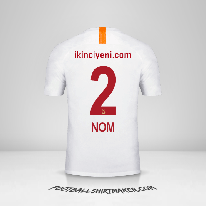 Maillot Galatasaray SK 2018/19 Troisième -  nom - 2