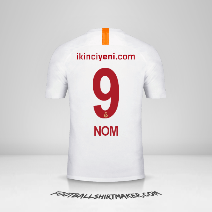 Maillot Galatasaray SK 2018/19 Troisième -  nom - 9