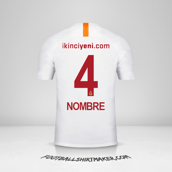 Camiseta Galatasaray SK 2018/19 Tercera -  nombre - 4