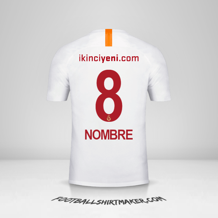 Jersey Galatasaray SK 2018/19 Tercera -  nombre - 8