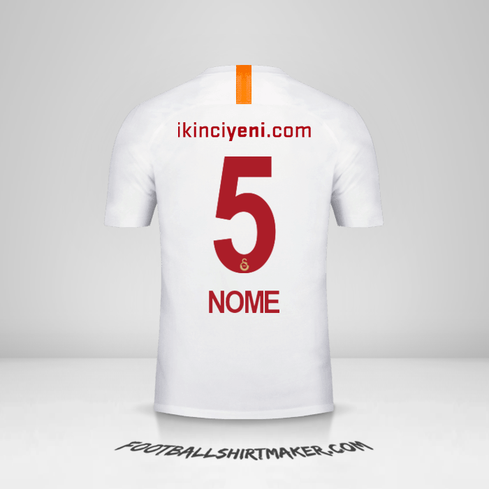 Maglia Galatasaray SK 2018/19 Terza -  nome - 5