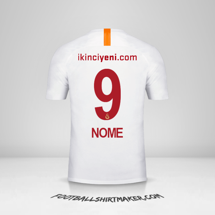 Camisa Galatasaray SK 2018/19 Terceira -  nome - 9