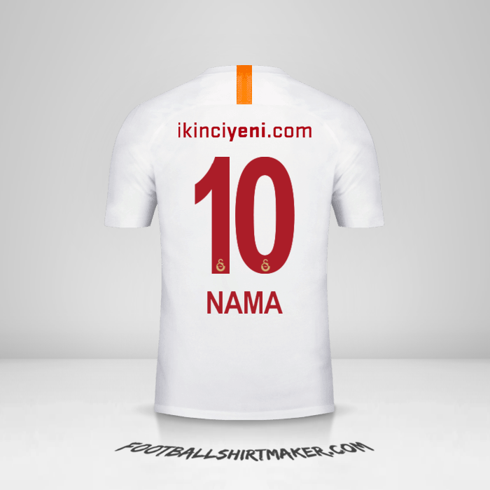 Jersey Galatasaray SK 2018/19 Ketiga -  nama - 10