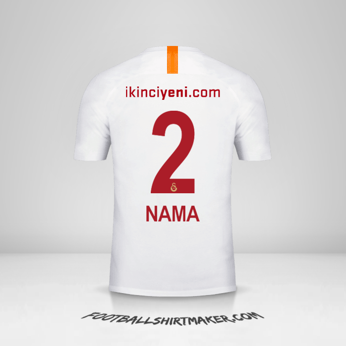 Jersey Galatasaray SK 2018/19 Ketiga -  nama - 2