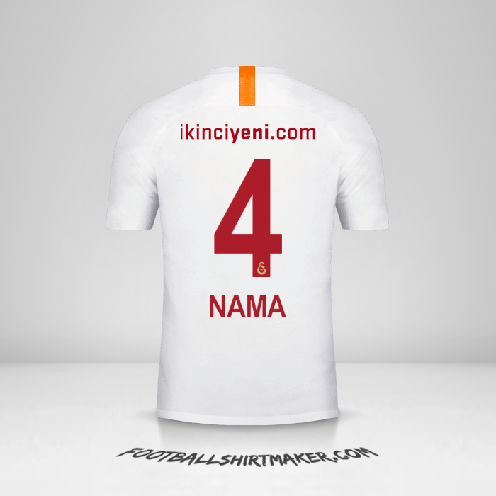 Jersey Galatasaray SK 2018/19 Ketiga -  nama - 4